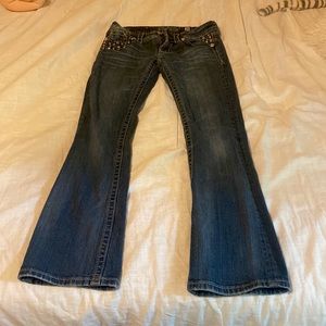 gently used miss me bling jeans size 26